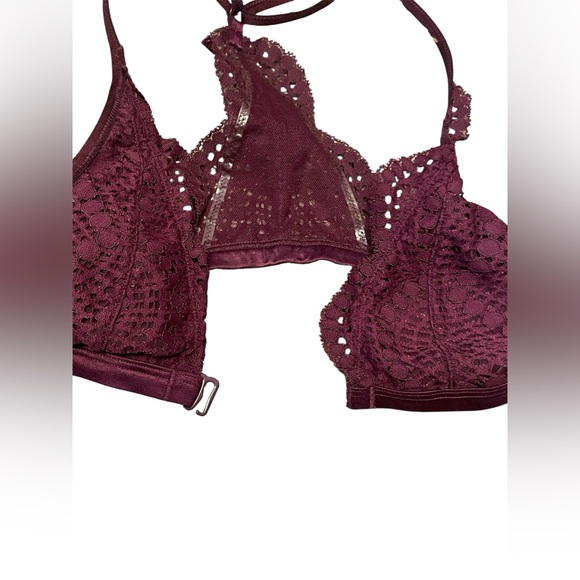 Victoria's Secret Deep Purple Lace Bralette Size XS EUC - Picture 4 of 4